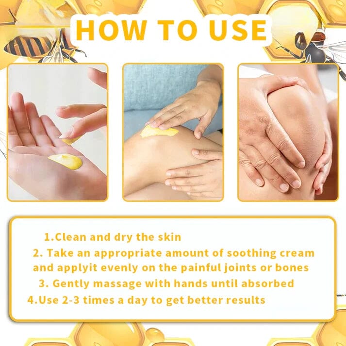 Flysmusβ’ Bee Venom Pain-Relief Bone Healing Cream(π·πππππ
ππ ππππ πππππππππ πππ π¨ππππππππ, π΄πππππ, π©πππ π·πππ, π²ππππ, π©πππ, πΊπππππ
πππ, π―πππ, πΎπππππ, π―πππ
π)π